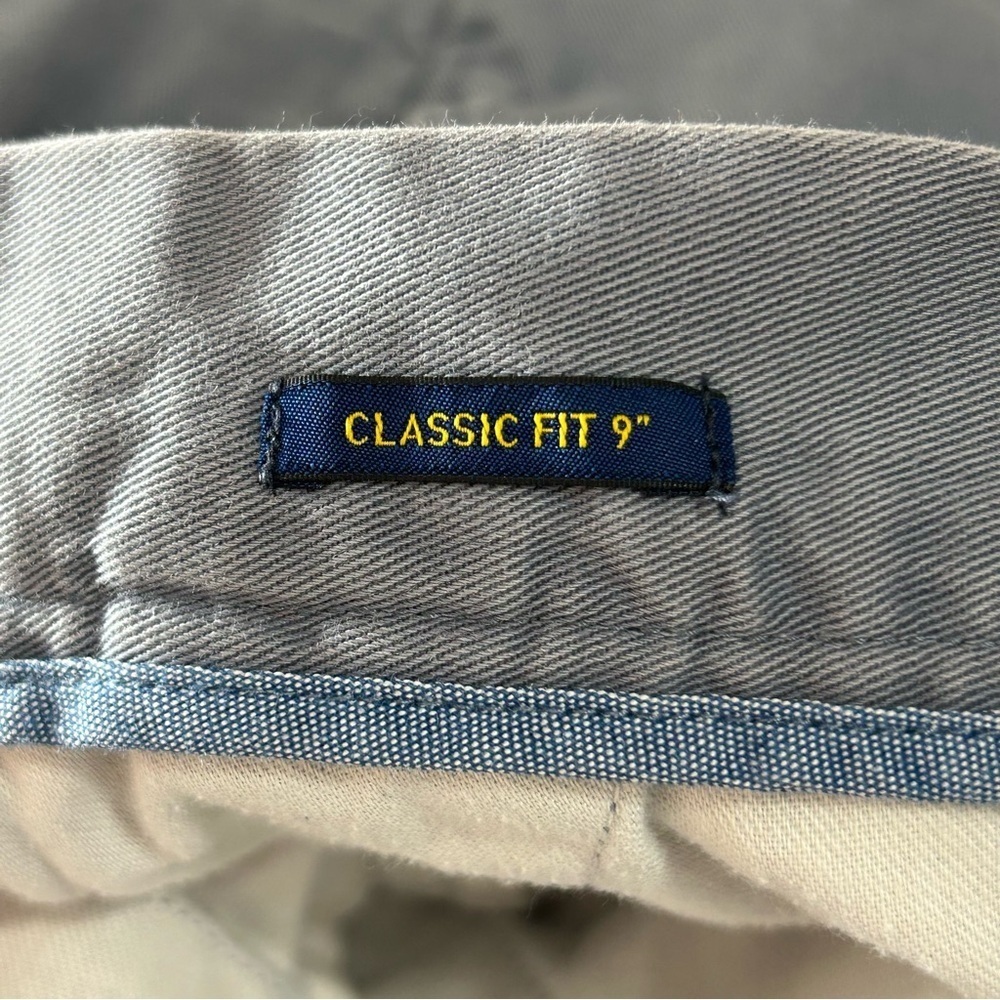 POLO Ralph Lauren Men's Cotton Flat Front Shorts Classic Fit Blue/Gray Size 36 - Picture 3 of 9